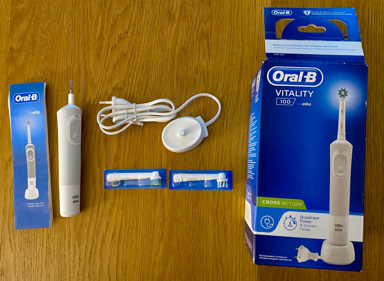 ORAL-B Elektrische Zahnbürste Pro 1 Cross Action Test