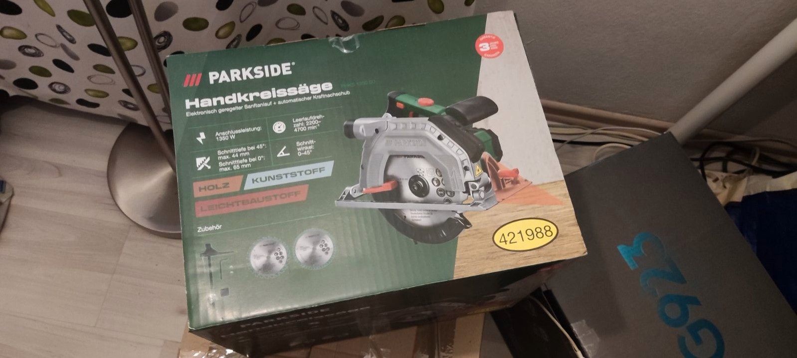 PARKSIDE® Handkreissäge »PHKS 1350 D3«