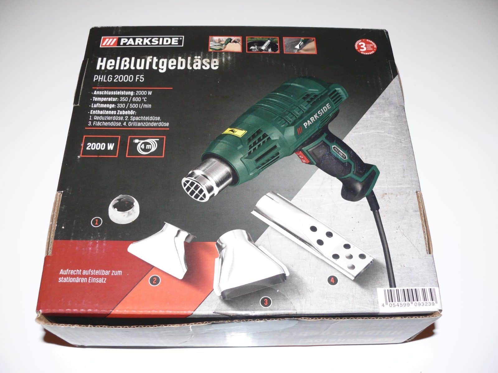 PARKSIDE® Heißluftgebläse »PHLG 2000 F5« Test