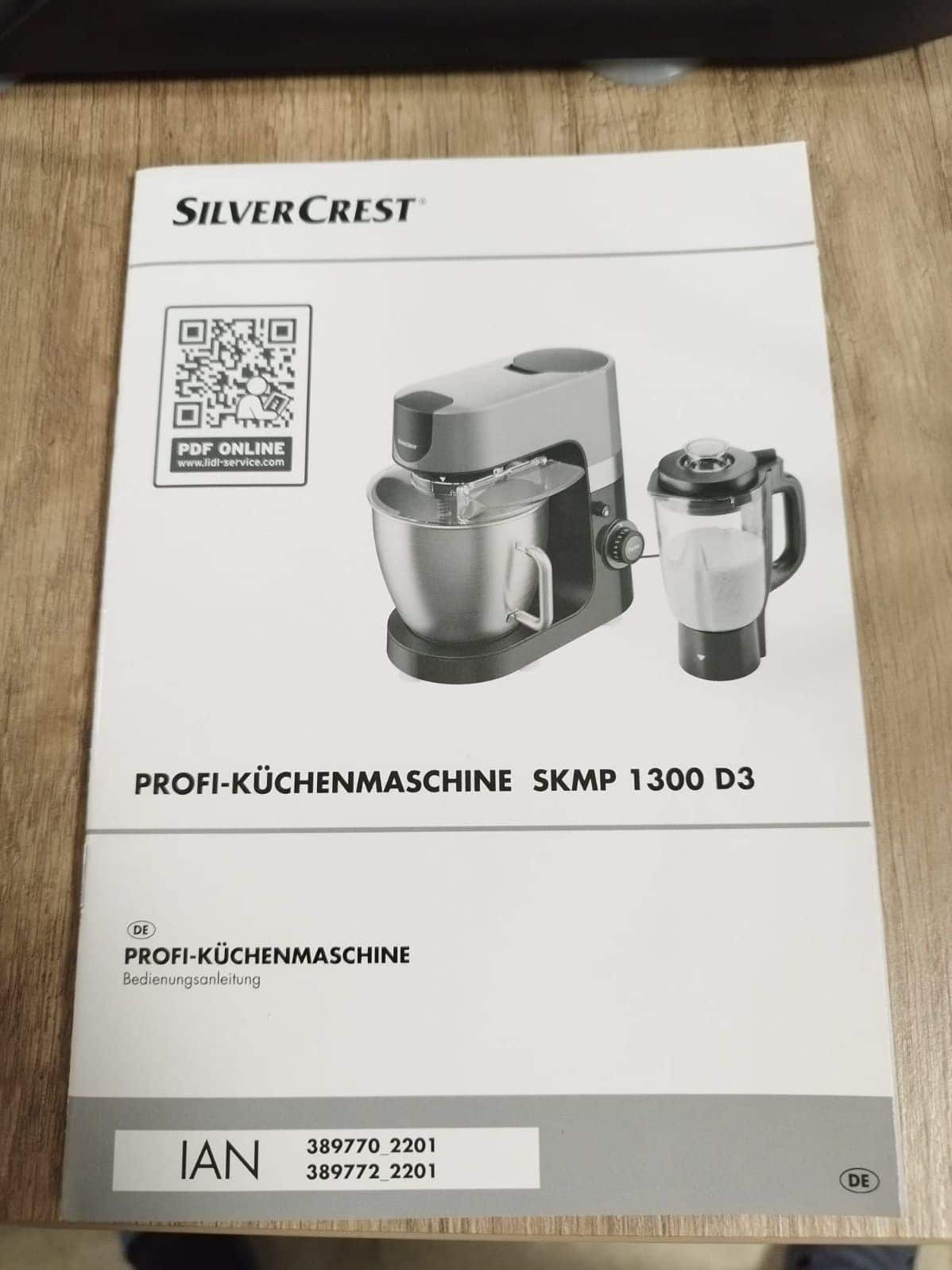 SILVERCREST® KITCHEN TOOLS Profi-Küchenmaschine »SKMP 1300 D3« Qualität