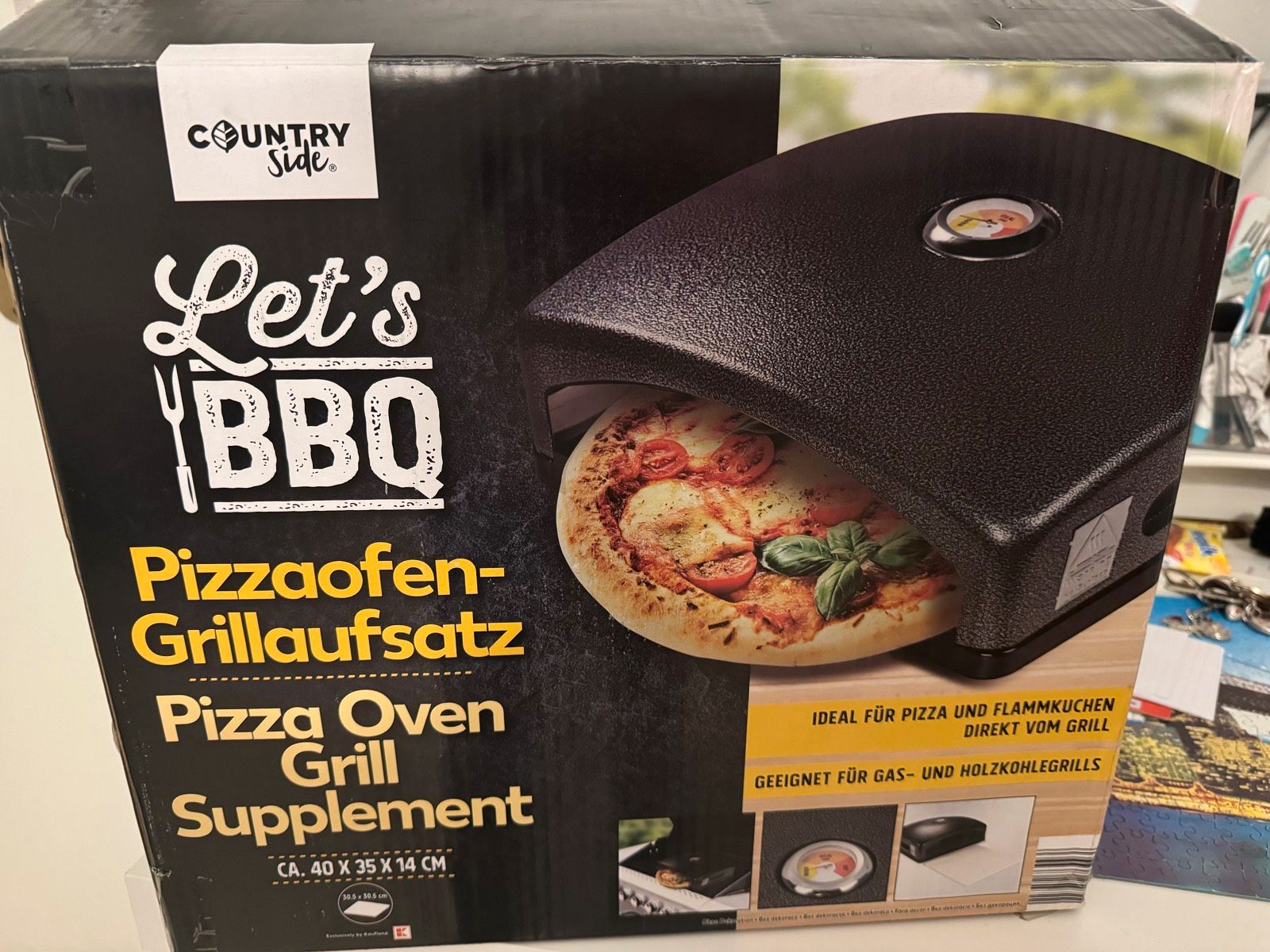 COUNTRYSIDE® Pizzaofen-Grillaufsatz