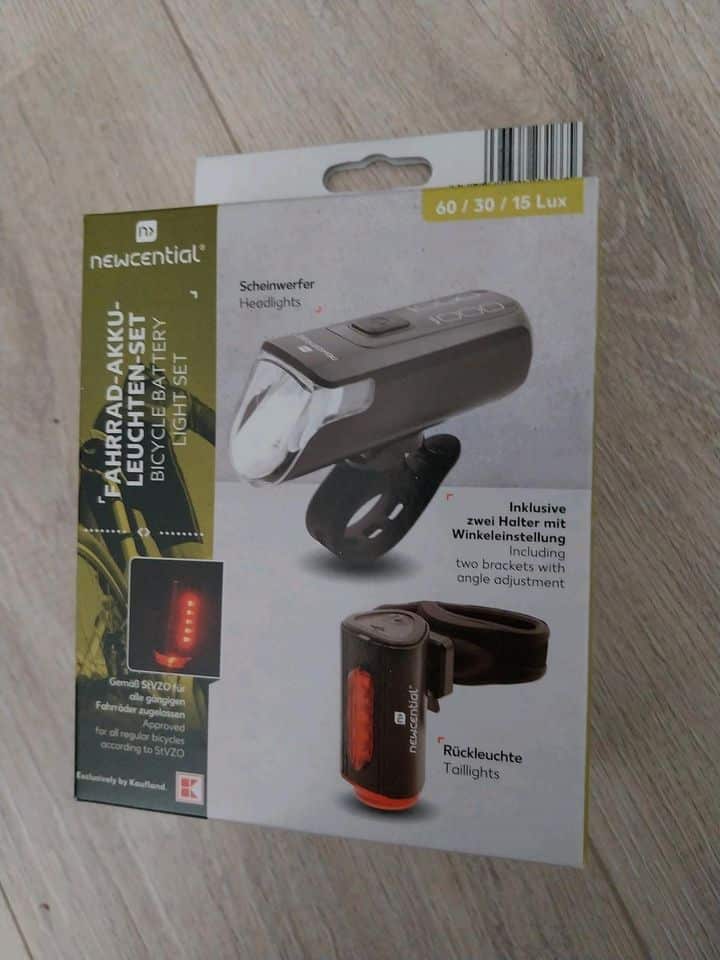 NEWCENTIAL® LED-Fahrradleuchten-Set Test