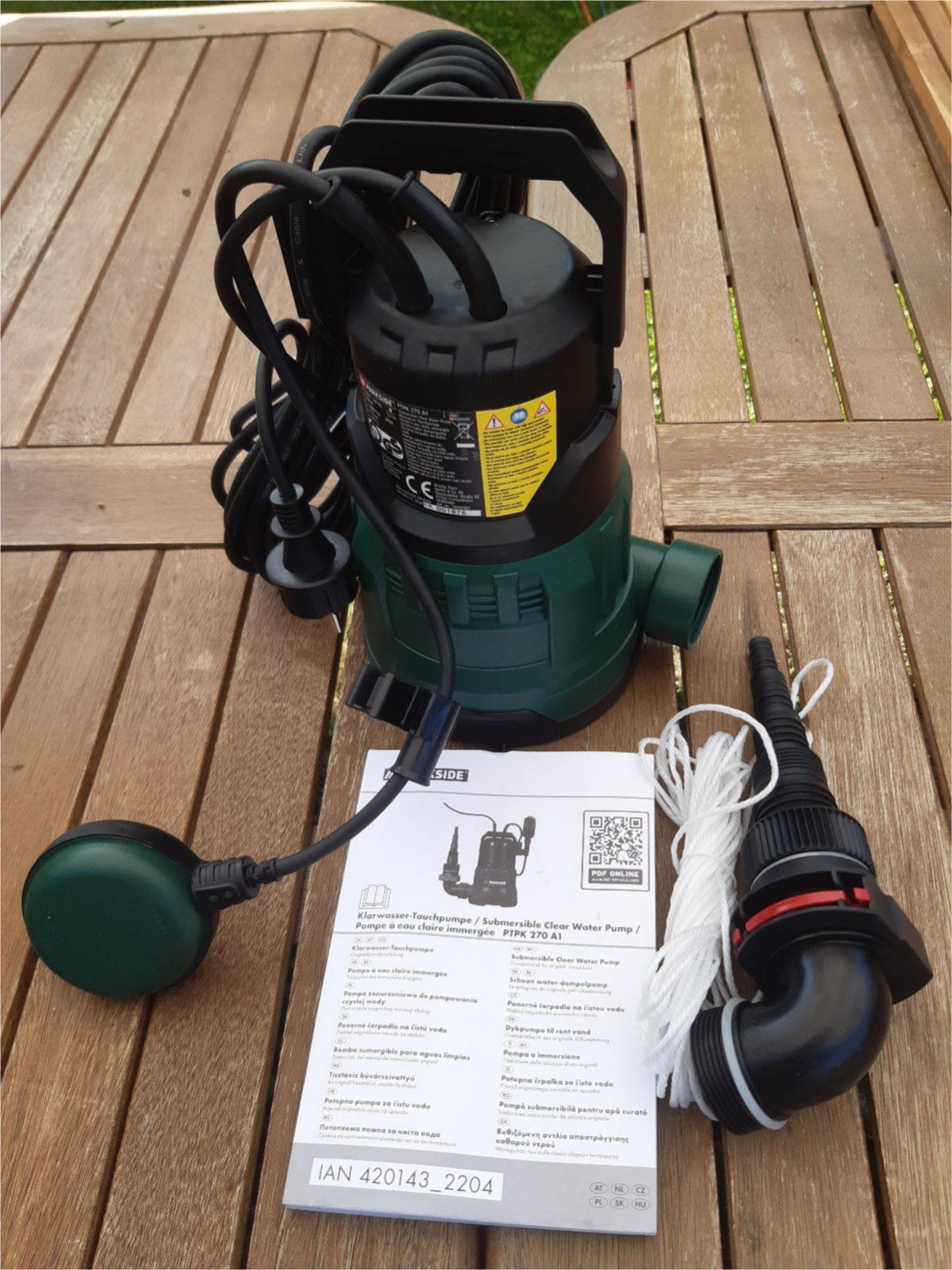 PARKSIDE® Benzin-Klarwasserpumpe »PBKP 8000 A1«