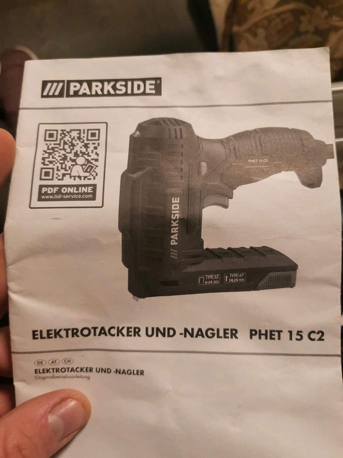 PARKSIDE® Elektrotacker und -nagler »PHET 15 C2« Test