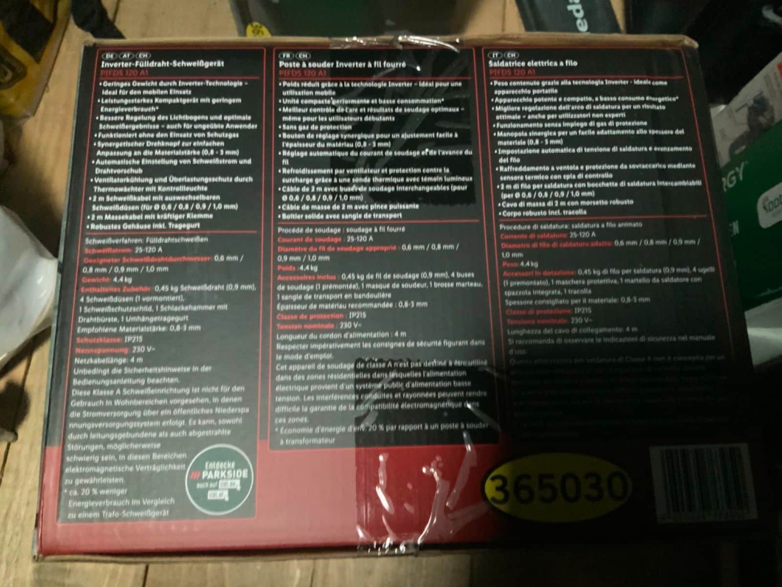 PARKSIDE® Inverter-Fülldraht-Schweißgerät »PIFDS 120 A1« Test