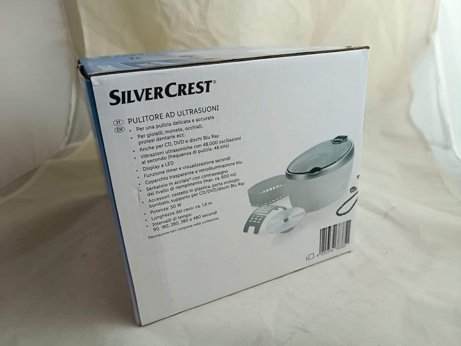 SILVERCREST® Ultraschall-Reinigungsgerät »SUR 48 D5« Test