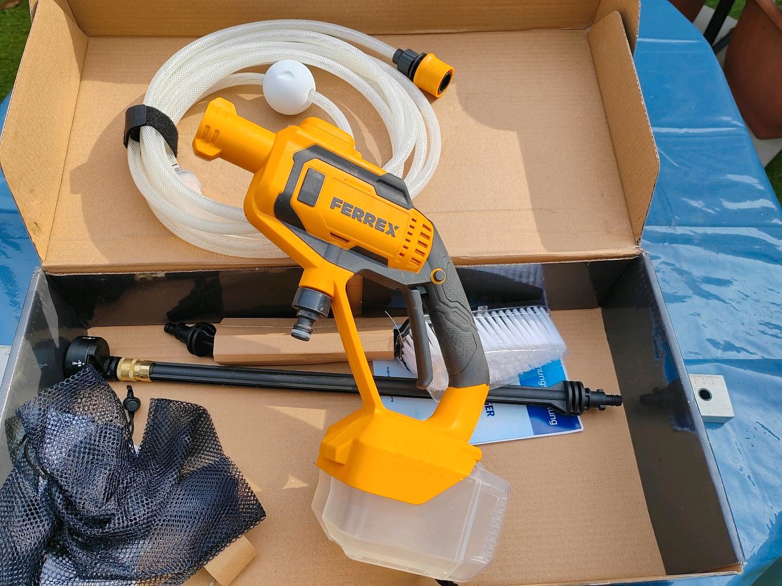 FERREX 20 V Akku-Hochdruckreiniger Test