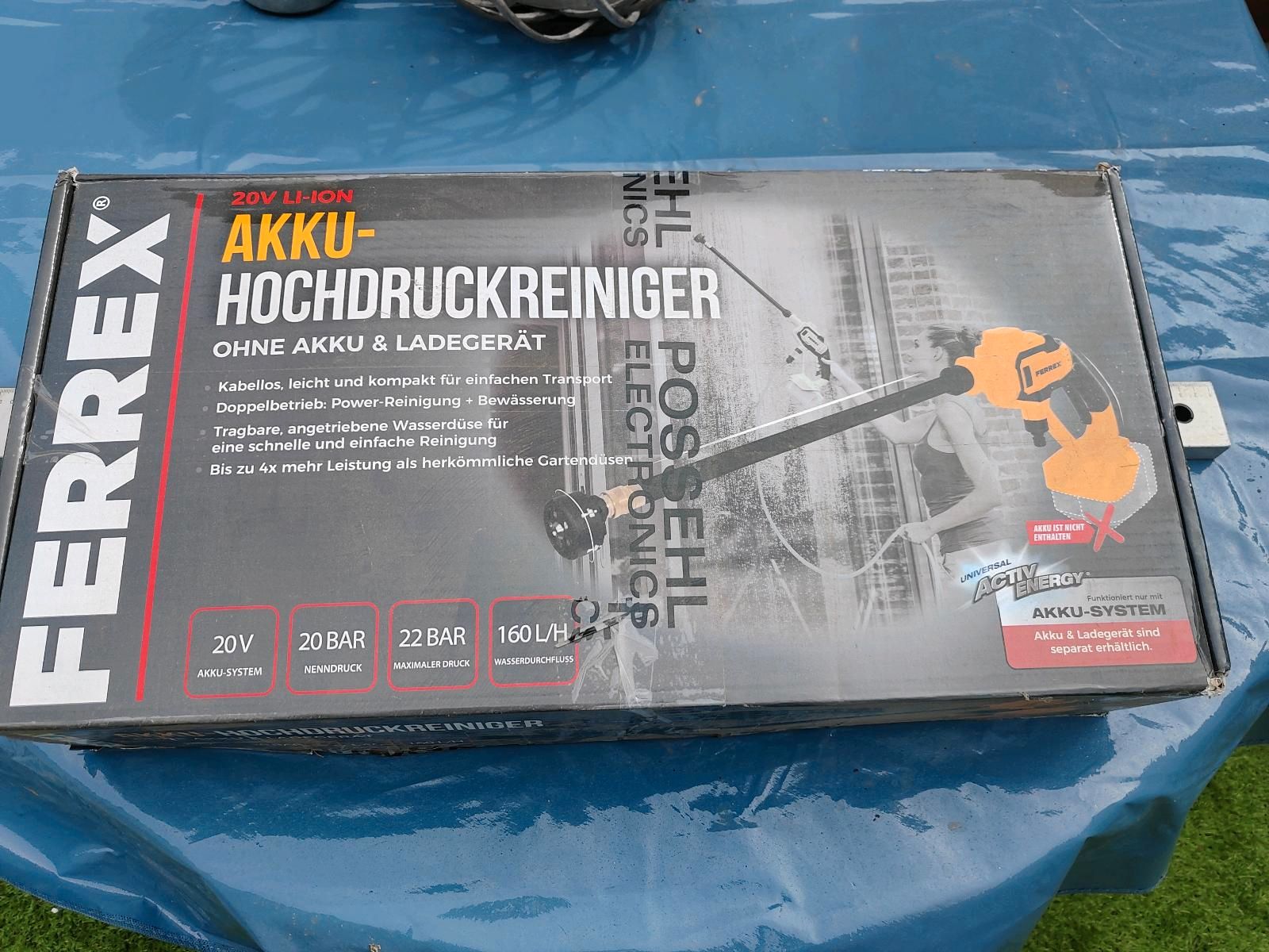 FERREX 20 V Akku-Hochdruckreiniger