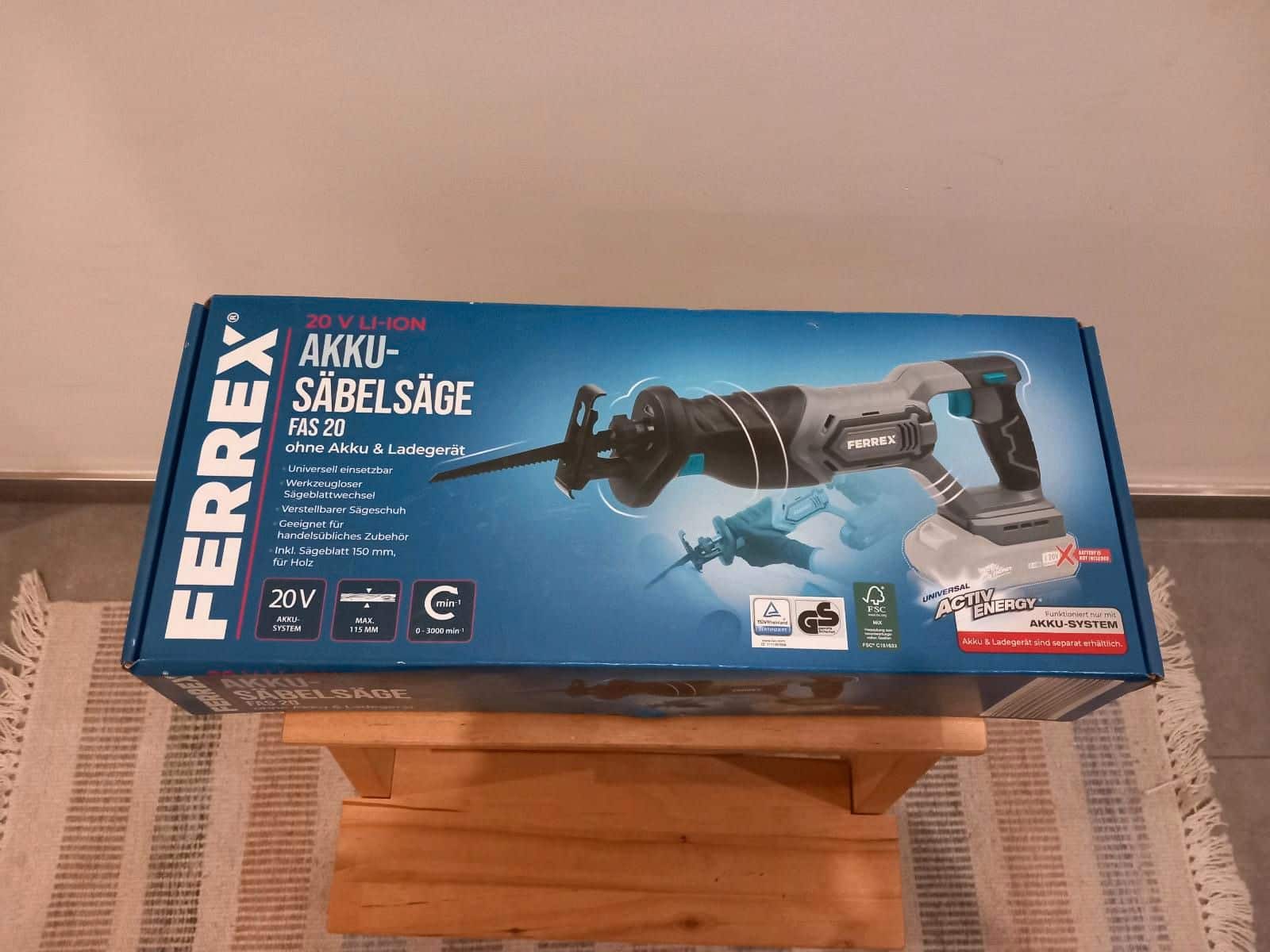 FERREX Akku-Säbelsäge FAS 20 Test