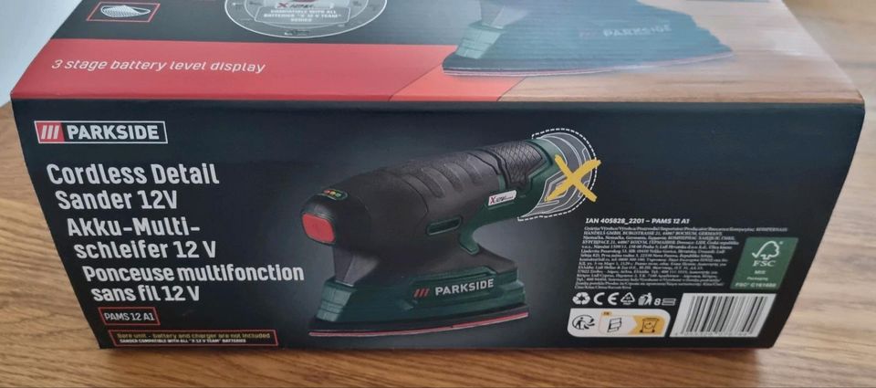 PARKSIDE® 12 V Akku-Multischleifer »PAMS 12 A1« Test