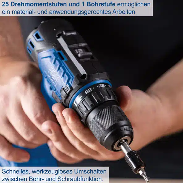 SCHEPPACH Akku-Bohrschrauber BC-DD60-X brushless