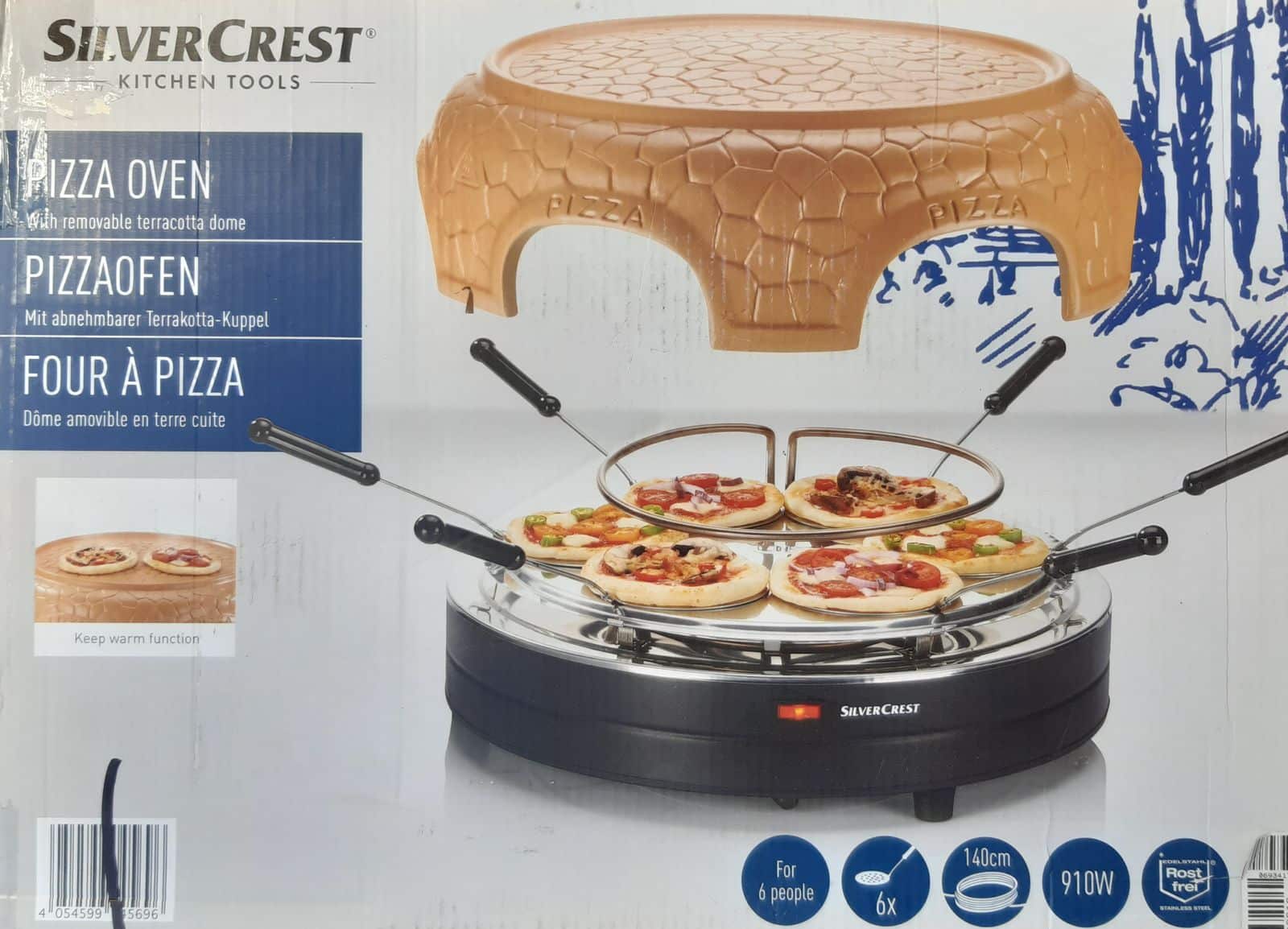 SILVERCREST® KITCHEN TOOLS Pizzaofen »SPO 910 A1«