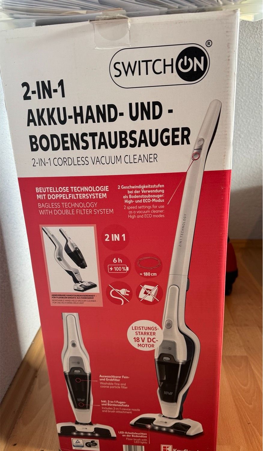 SWITCH ON® 2-in1-Stielstaubsauger »SOHSS 18 B1 BL« Qualität