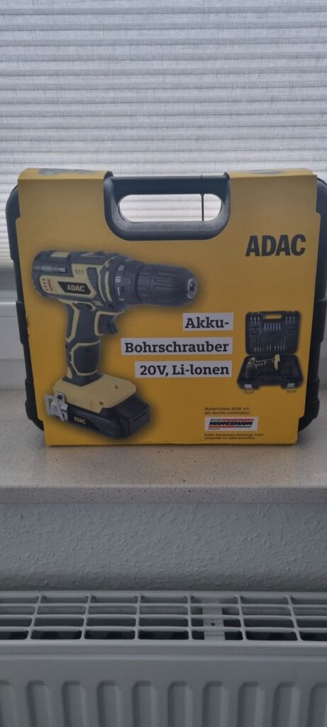 ADAC Li-Ionen Akkubohrschrauber 20 V