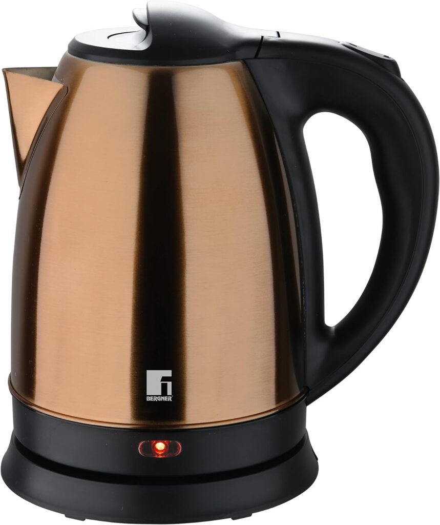 BERGNER Elektrischer Wasserkocher Copper