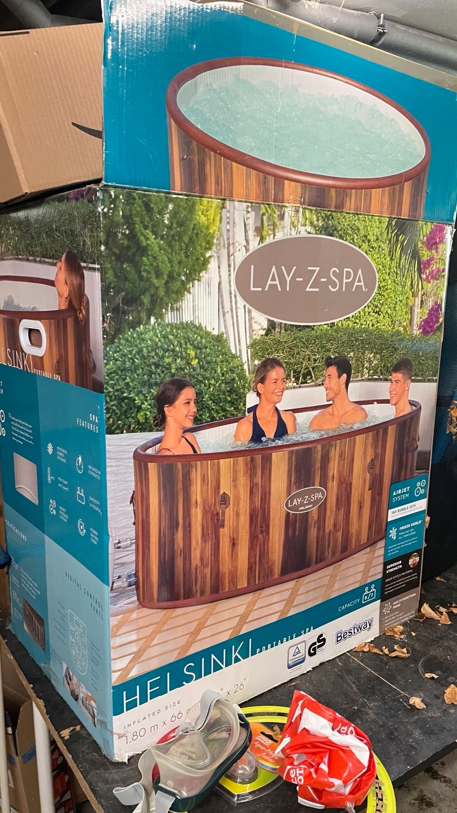 Bestway Lay-Z-Spa™ Whirlpool »Helsinki« mit Airjet Ø 180 x 66 cm rund