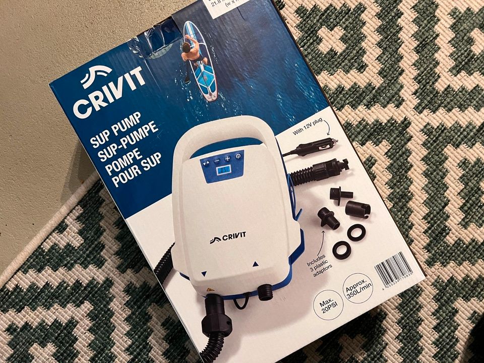 CRIVIT SUP-Pumpe 12 V 20 PSI