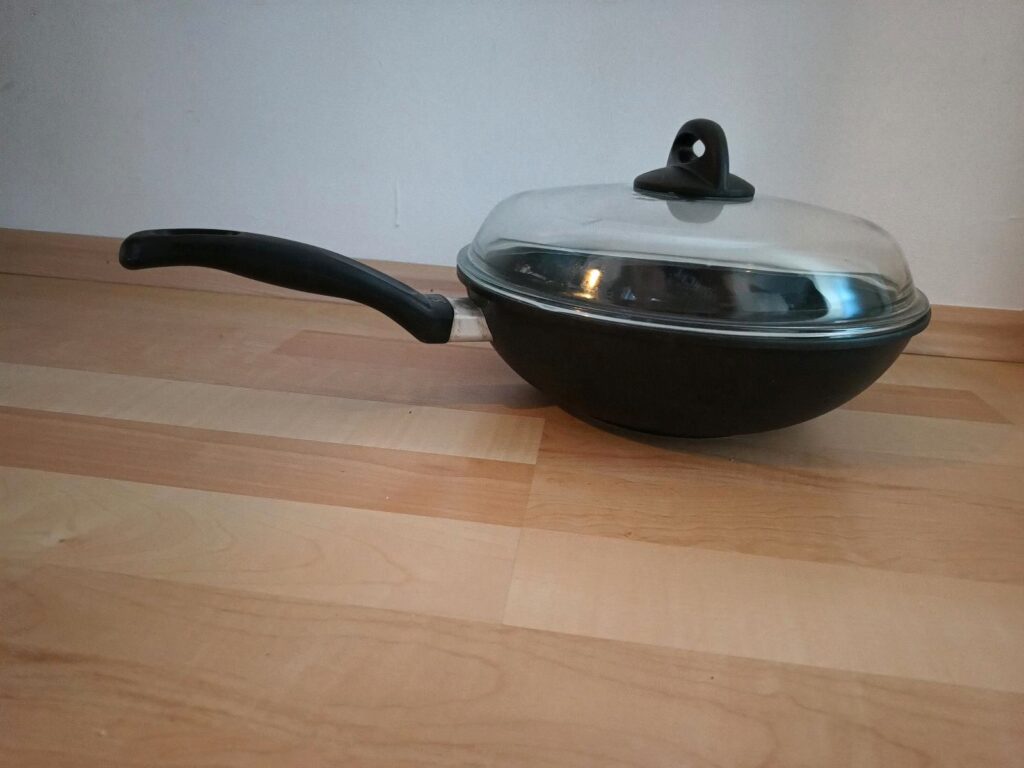 ELO Edelstahl-Wokpfanne Ø 28 cm »Silicano«