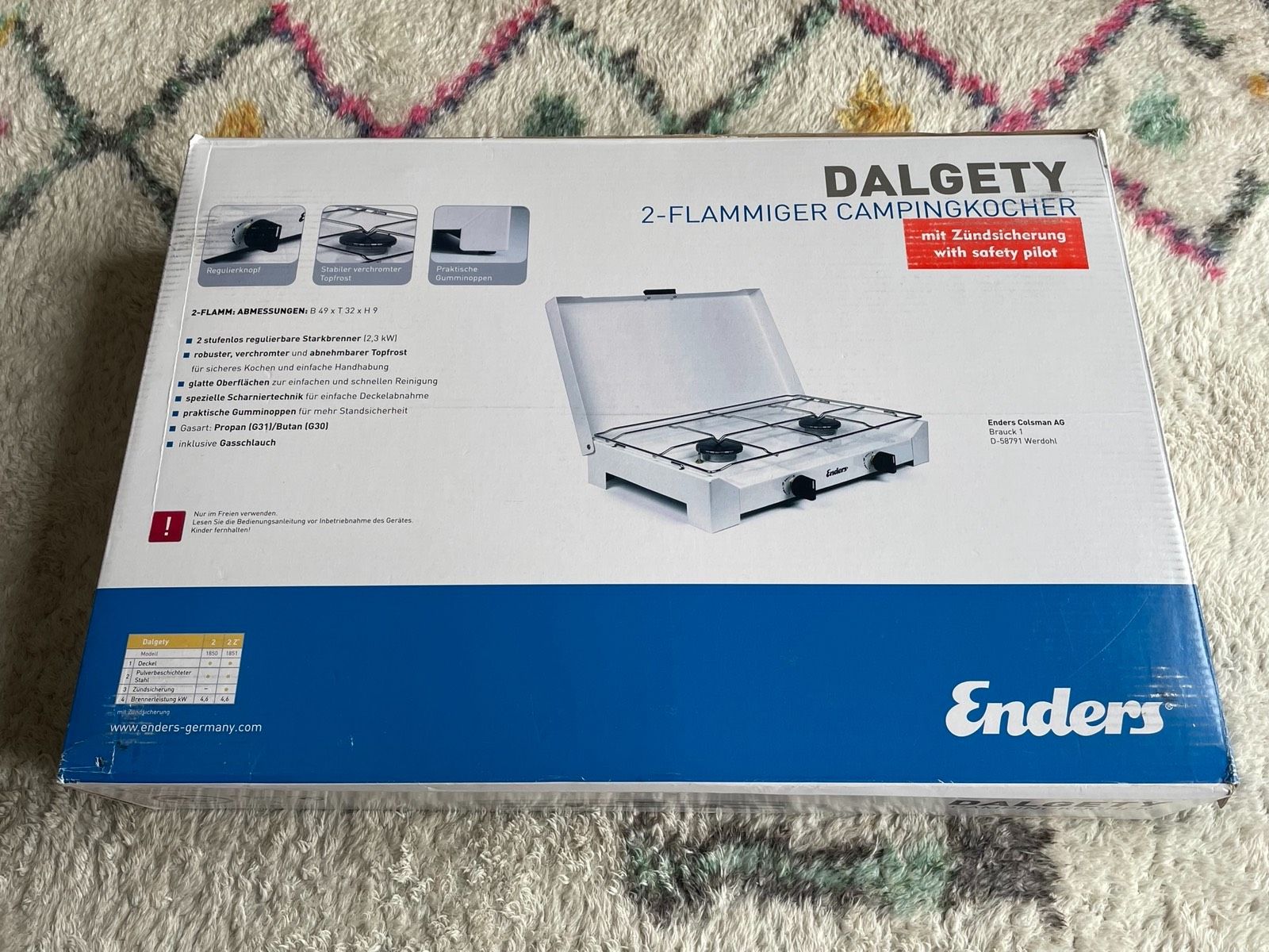 ENDERS Campingkocher Dalgety 2 Z