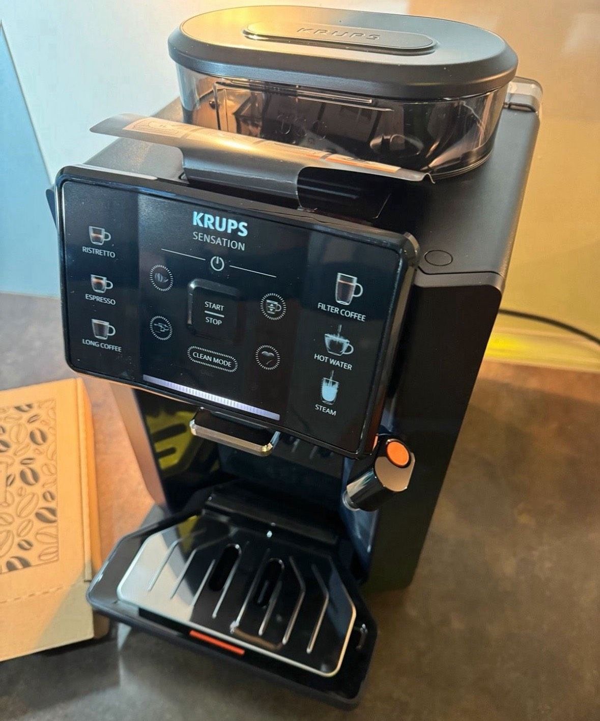 Krups Kaffeevollautomat Reinigungstablette Löst Sich Nicht Auf Krups Kaffeevollautomat Sensation »EA910A10« - EdelKüche