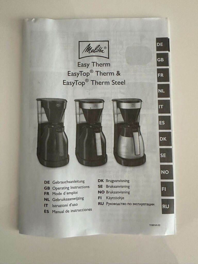 MELITTA Easy Therm Filterkaffeemaschine Test