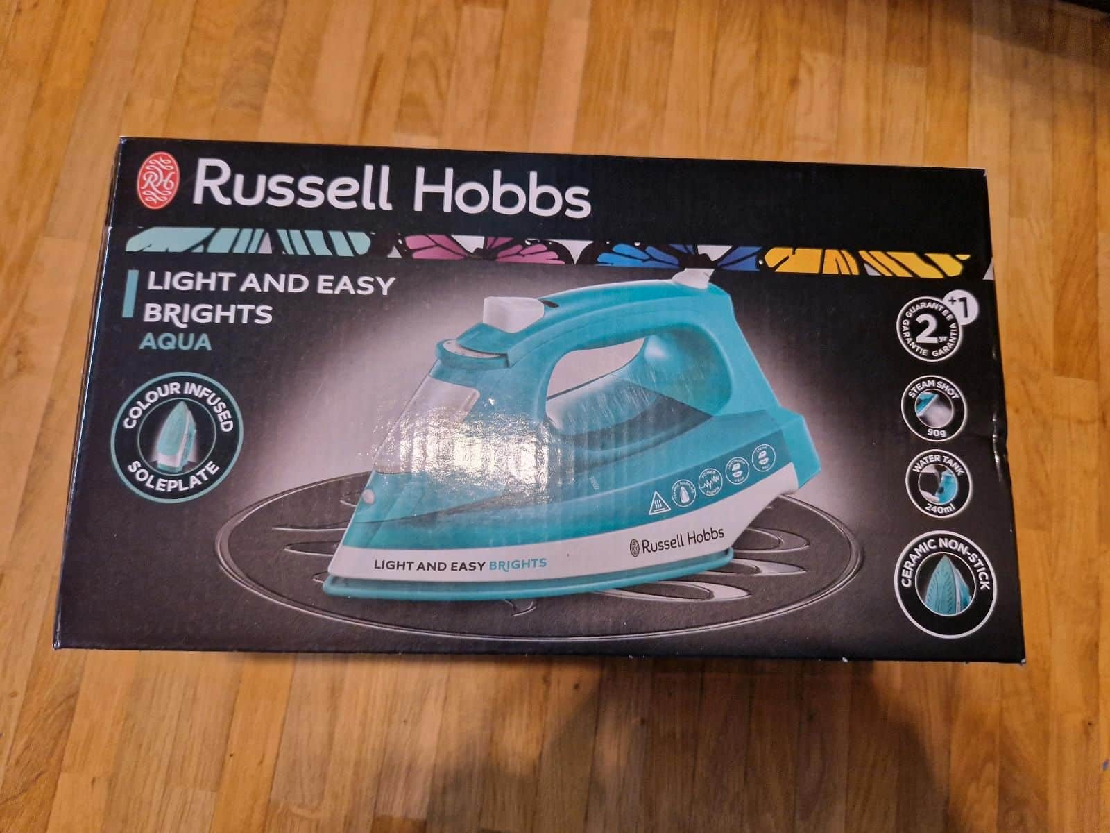 RUSSELL HOBBS Dampfbügeleisen »Light & Easy Brights Aqua«