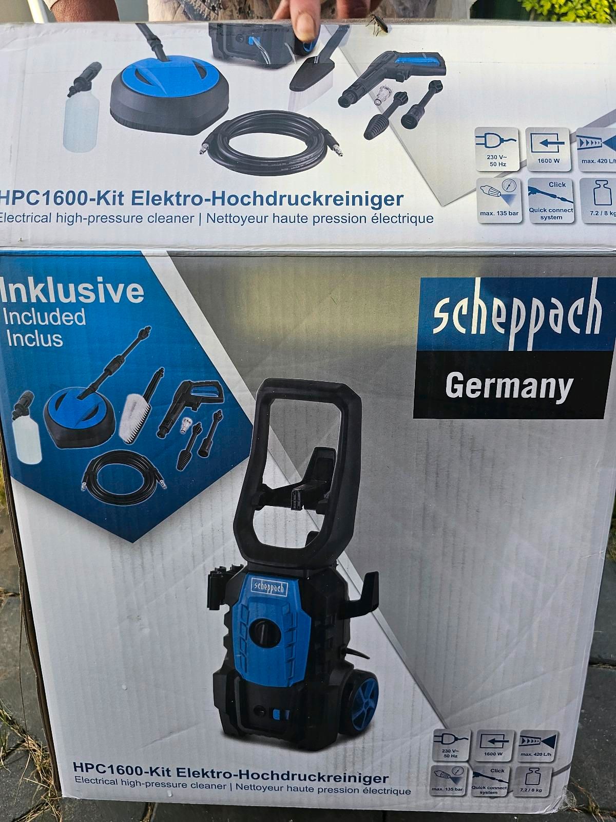 SCHEPPACH Elektro-Hochdruckreiniger HPC1600-Kit Test