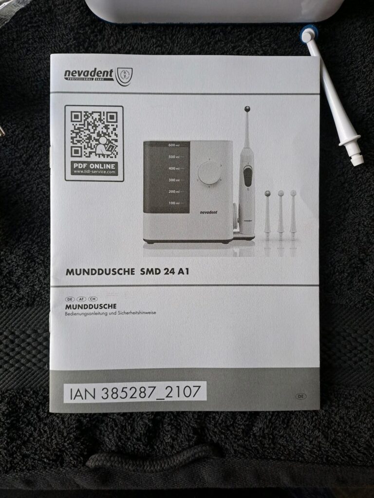 nevadent Munddusche Station »SMD 24 A1« Test