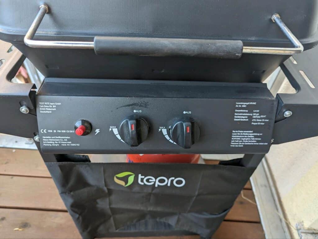 tepro Irvine Lavasteingasgrill Test