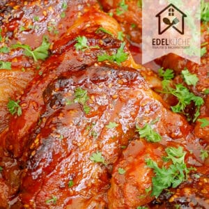 Schichtfleisch Sriracha