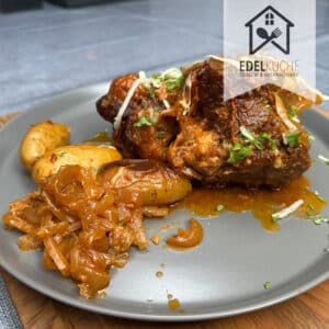 Cordon bleu Rouladen im Dutch Oven