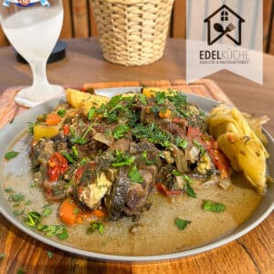Dimlama Eintopf im Dutch Oven