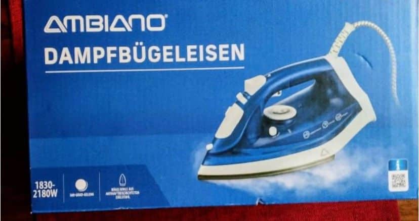 AMBIANO Kabelloses Dampfbügeleisen GT-SF-SlC-06 im Test